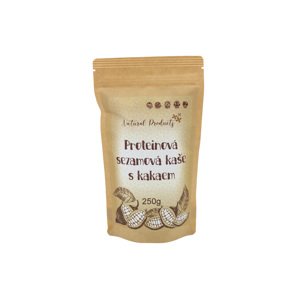 Natural Products RAW Proteinová sezamová kaše s kakaem, 250 g,