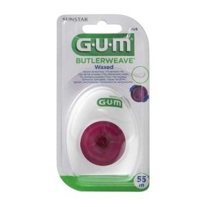 GUM Butlerweave voskovaná dentální nit, 55m