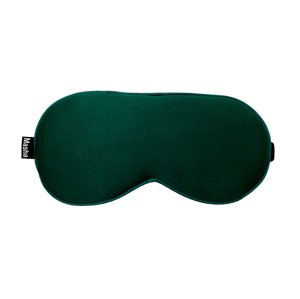 Prémiová maska na oči na spaní z hedvábí Masha Dark in here Černá Barva: Zelená