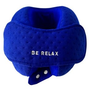 Be relax Original Plus - cestovní polštář Barva: Modrá