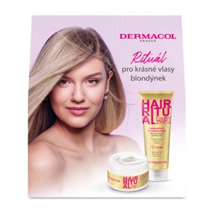 Dermacol Dárkový balíček Hair Ritual pro blonďaté vlasy - šampon a maska na vlasy