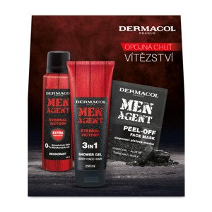 Dermacol Dárkový balíček Men Agent, deodorant, sprchový gel, maska