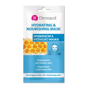 Dermacol - Textilní 3D hydratační a vyživující maska - 15 ml