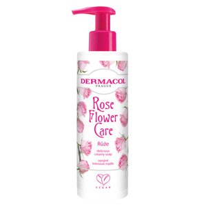 Dermacol - Flower care krémové mýdlo na ruce - růže - 250 ml