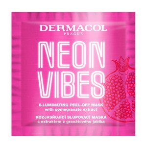 Dermacol - NEON VIBES Rozjasňující slupovací maska - 8 ml