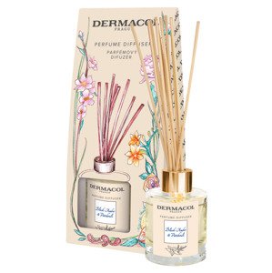 Dermacol - Aroma difuzér do bytu s tyčinkami s vůní černého jantaru/ambry a exotické květiny pačuli