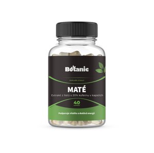 Maté - Extrakt z listů s 20% kofeinu v kapslích (Balení obsahuje: 40kap.)