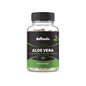 Aloe vera - Extrakt ze šťávy z listů 100:1 v kapslích (Balení obsahuje: 40kap.)