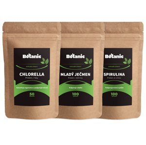 Chlorella, Spirulina a Mladý ječmen - Výhodný balíček (Balení obsahuje: 1ks)