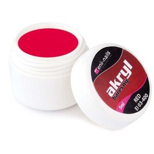 ENII-NAILS Barevný akryl - Red 5 ml