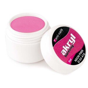 ENII-NAILS Barevný akryl - Neon Pink 5 ml