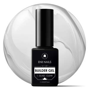 Builder gel v lahvičce 1. GLASS-CLEAR