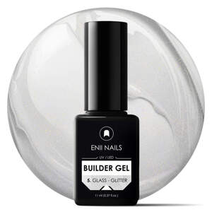 Builder gel v lahvičce 5. GLASS - GLITTER