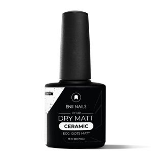 Dry Matt Ceramic Egg Dots Matt - matný bezvýpotkový vrchní lak s černými tečkami, 10ml