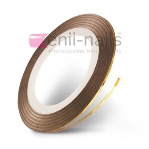 ENII-NAILS Nail art páska - zlatá, 1 mm