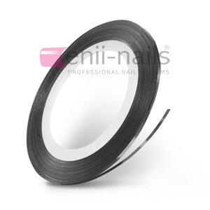 ENII-NAILS Nail art páska - černá, 1 mm